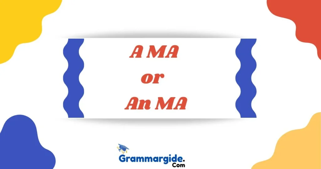 A Ma Or An Ma