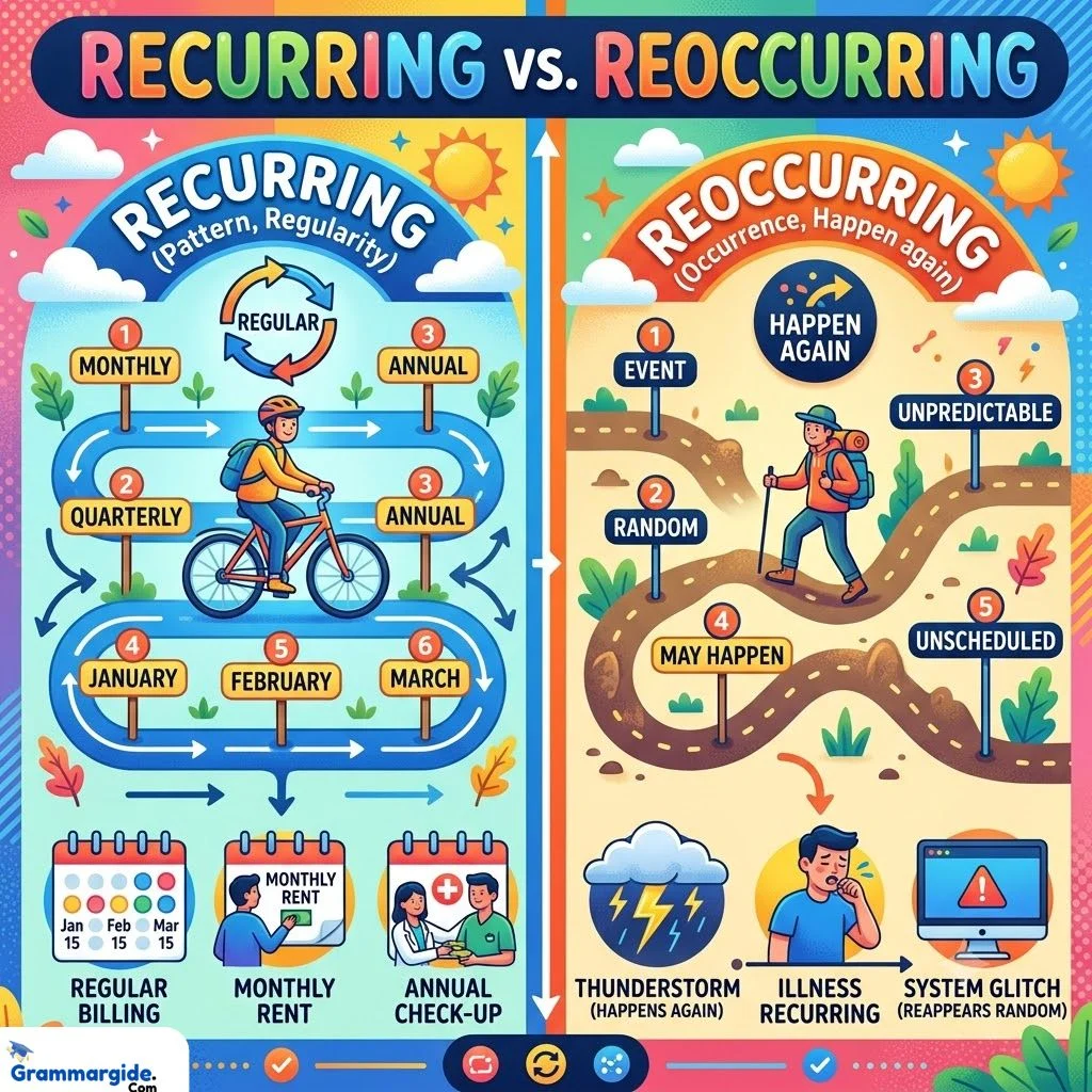 Can Something Be Both Recurring And Reoccurring
