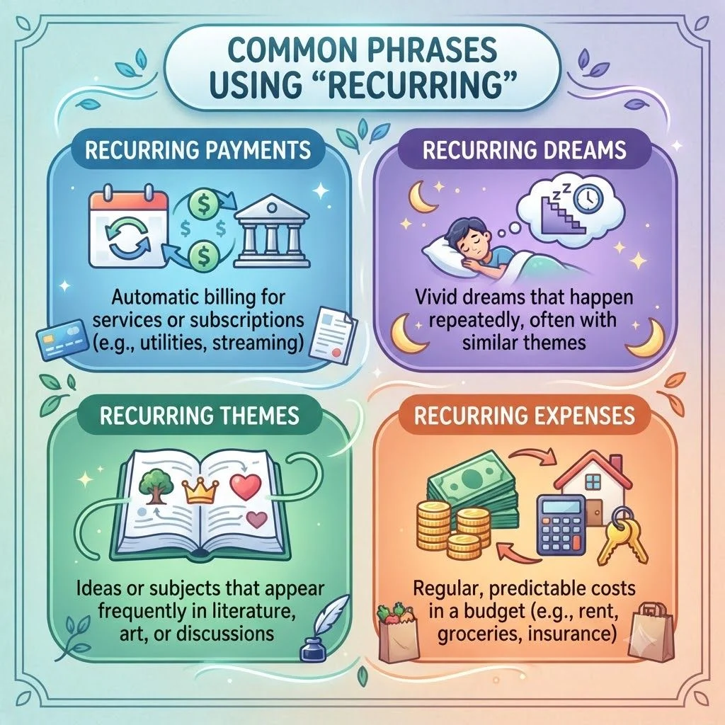 Common Phrases Using Recurring
