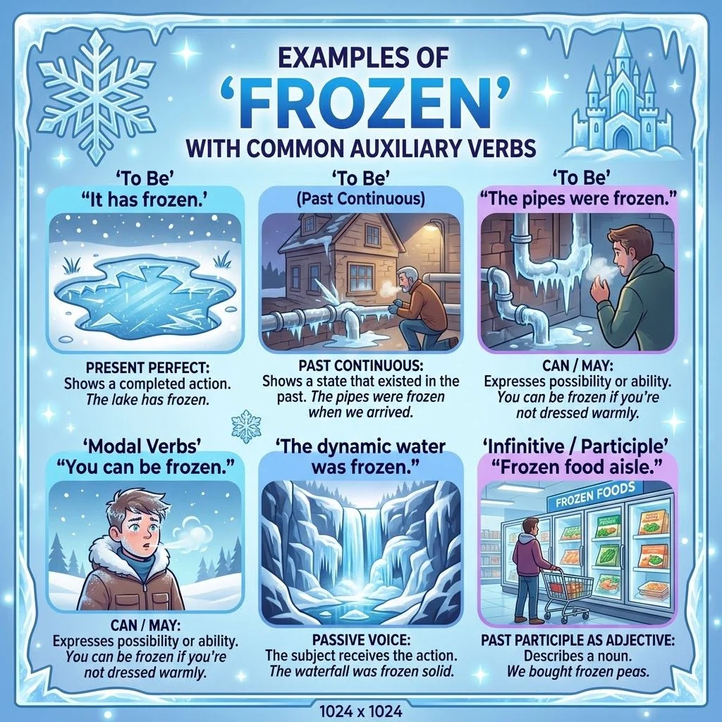 Frozen With Common Auxiliary Verbs