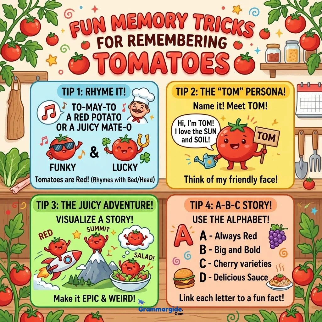 Fun Memory Tricks For Remembering Tomatoes
