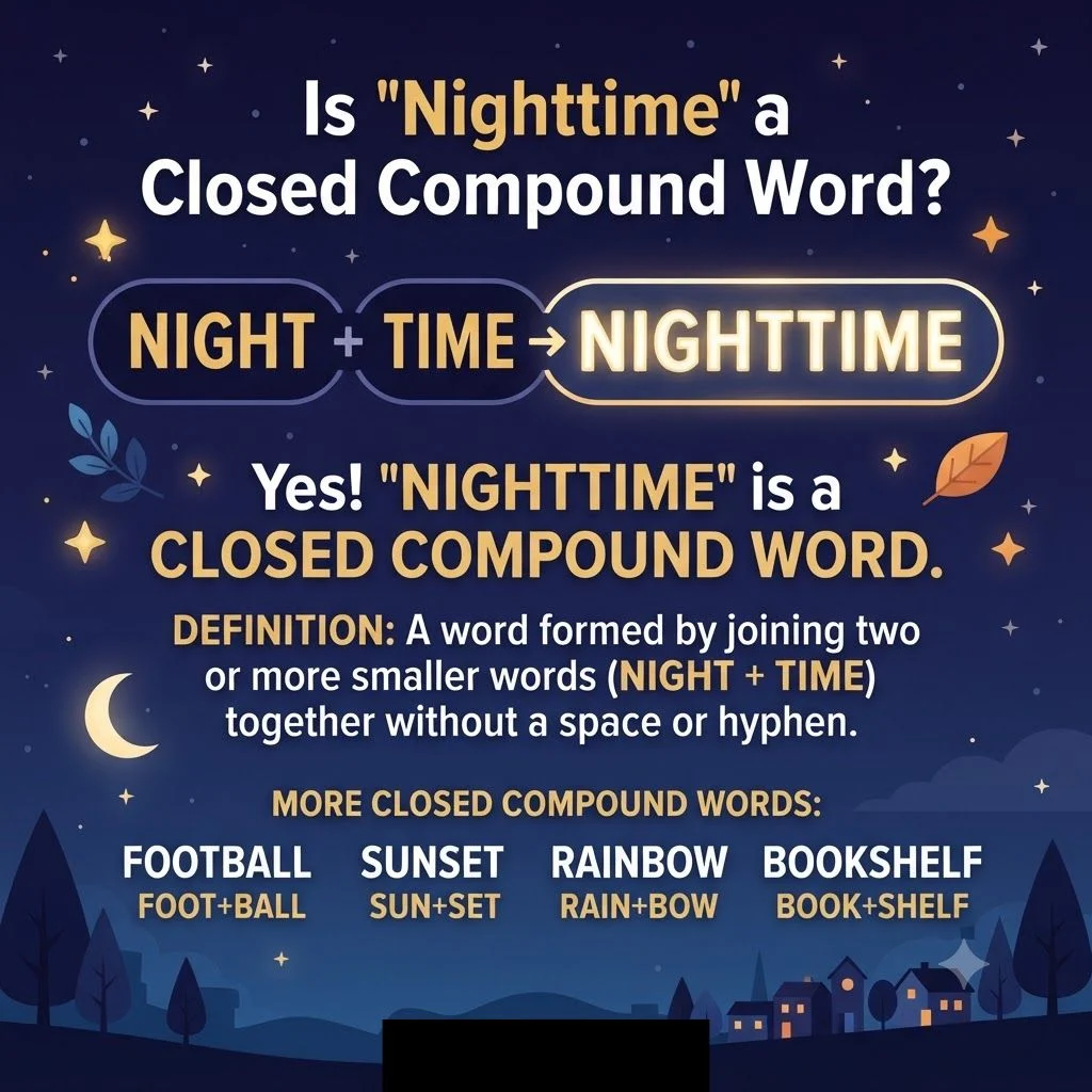 Is Nighttime A Closed Compound Word
