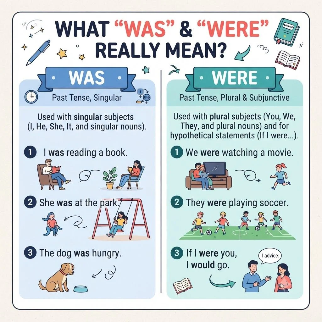 What Was And Were Really Mean