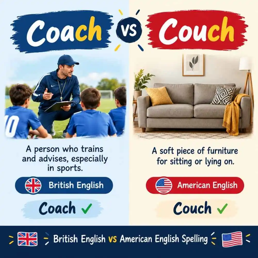 British English Vs American English Spelling