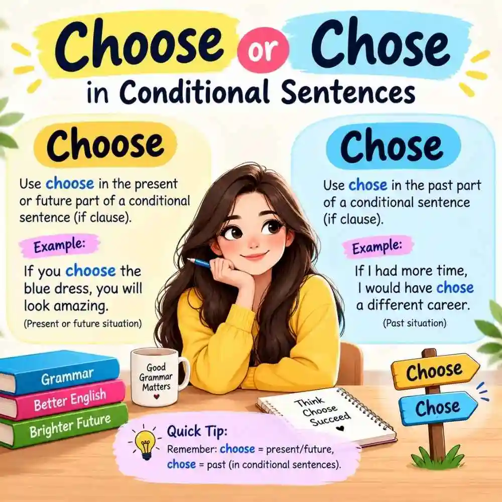 Choose Or Chose In Conditional Sentences