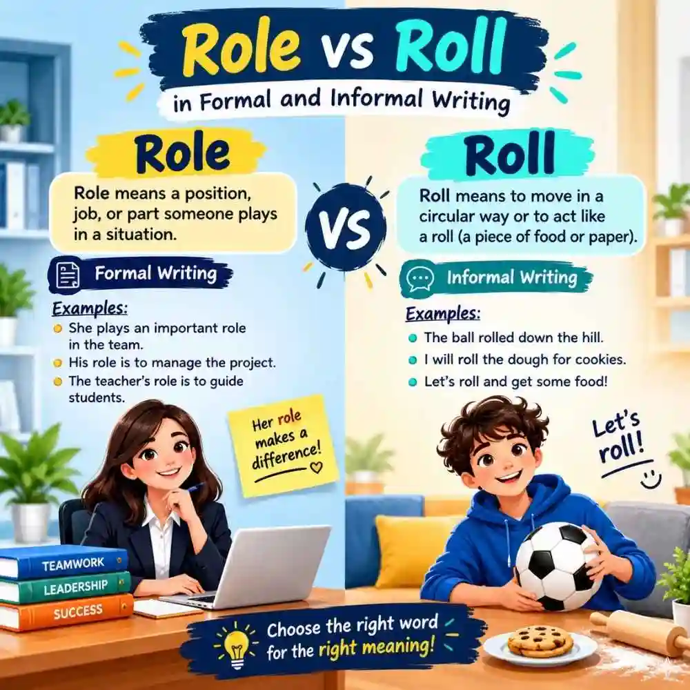 Role Vs Roll In Formal And Informal Writing