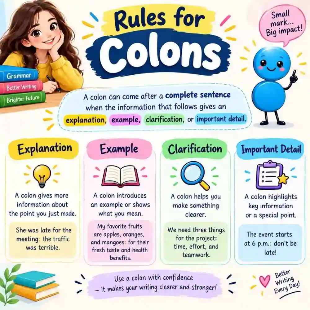 Rules For Colons
