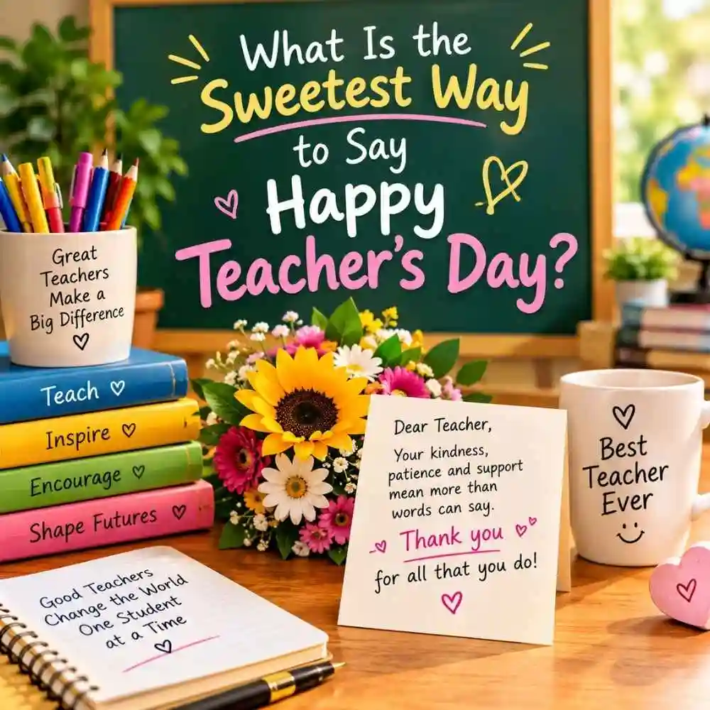 Sweetest Way To Say Happy Teachers Day
