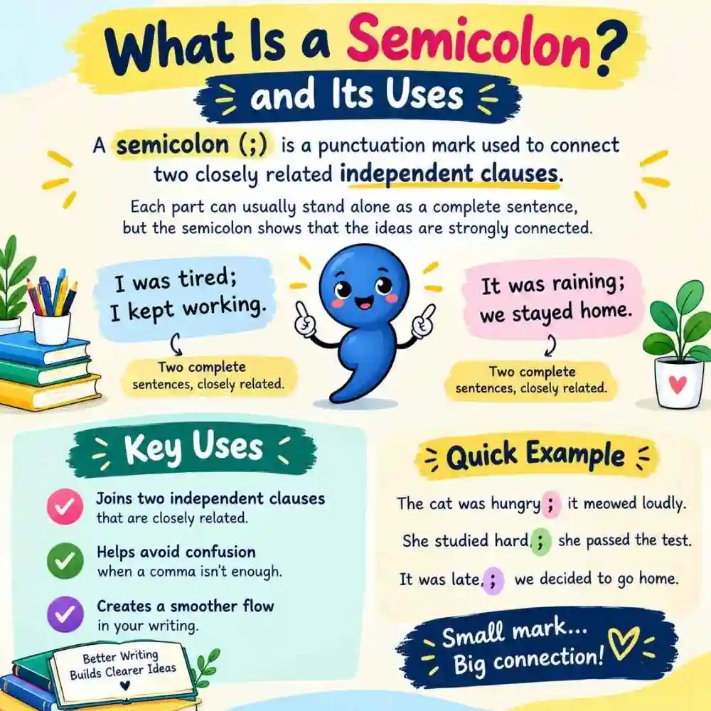 What Is A Semicolon And Its Uses