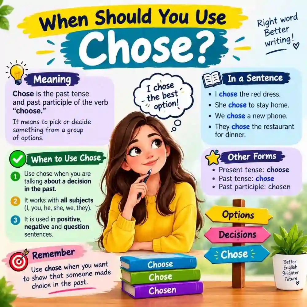 When Should You Use Chose